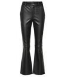 Max Mara Flared Leather Pants