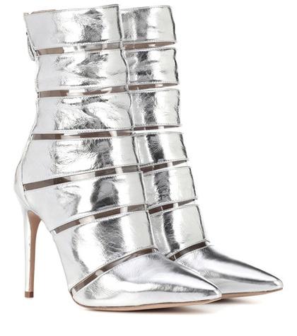 Marc Jacobs Sommer Metallic Leather Ankle Boots
