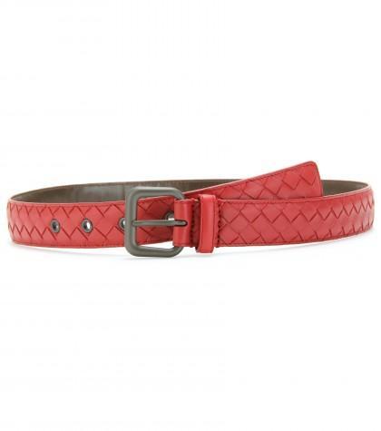 Bottega Veneta Intrecciato Leather Belt