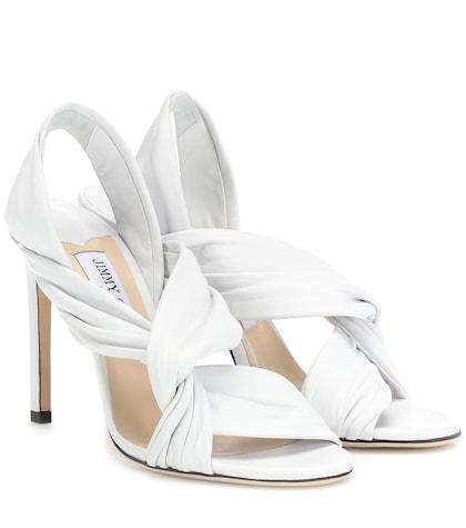 Jimmy Choo Lalia 100 Leather Sandals
