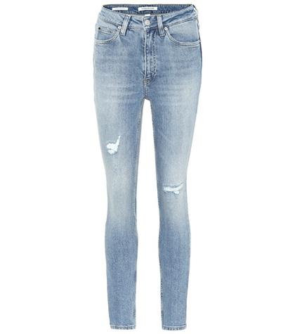 Helmut Lang High-waisted Skinny Jeans