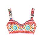 Dolce & Gabbana Printed Cropped Top