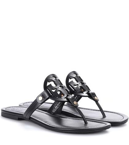 Tory Burch Miller Leather Sandals