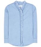 Isabel Marant, Toile Awendy Ruffled Chambray Shirt