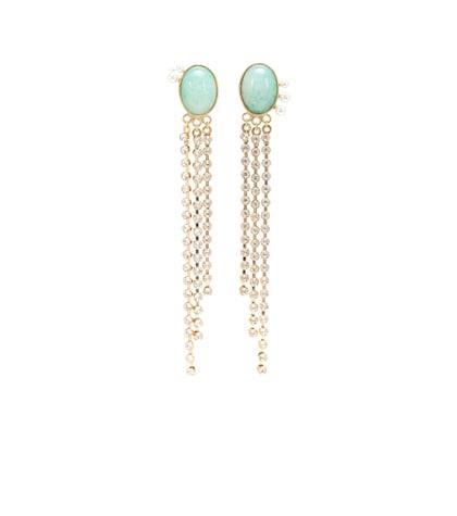 Magda Butrym Kiwi Crystal-embellished Earrings
