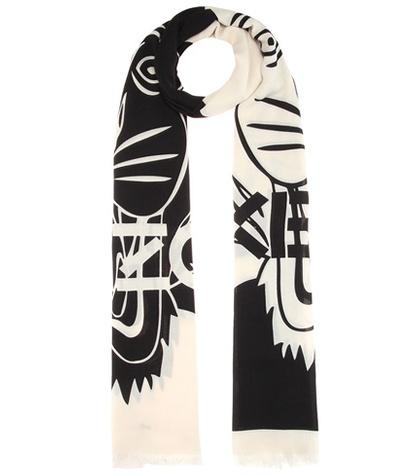 Isabel Marant Printed Cotton-blend Scarf