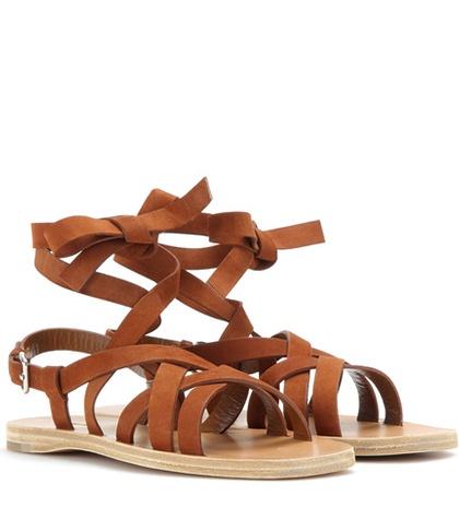 Miu Miu Suede Gladiator Sandals