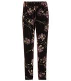Co Floral-printed Velvet Trousers