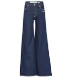 Off-white High-rise Flared Jeans