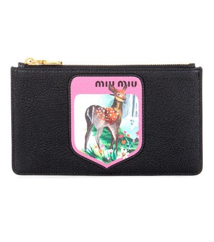 Miu Miu Printed Leather Clutch