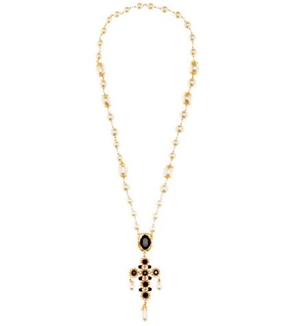 Dolce & Gabbana Perle Necklace With A Pendant