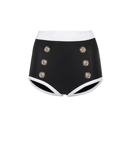Balmain High-rise Bikini Bottoms