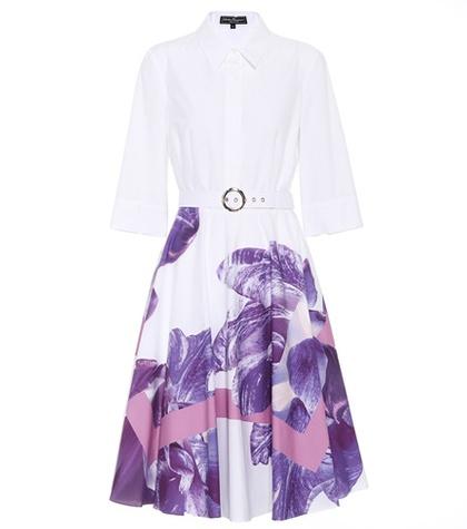 Salvatore Ferragamo Floral-printed Cotton Dress