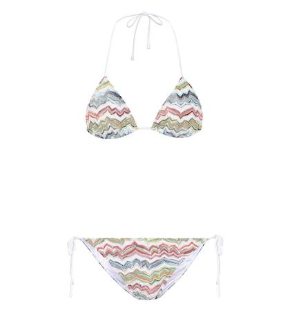 Stella Mccartney Striped Knit Bikini