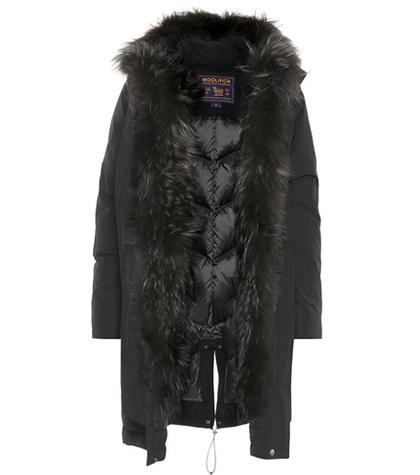 Woolrich Fur-trimmed Down Jacket