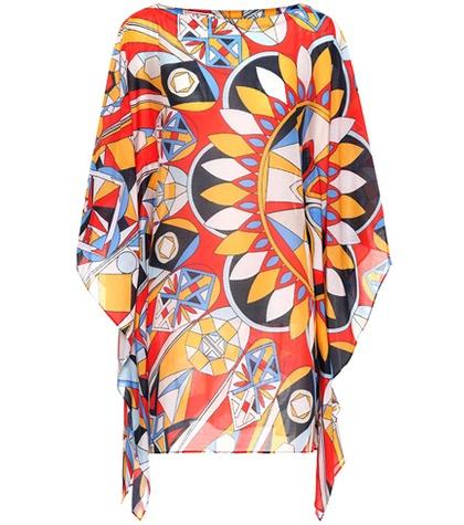 Tory Burch Kaleidoscope Cotton And Silk Kaftan
