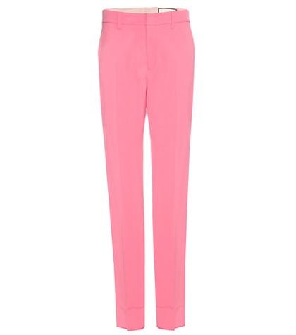 Gucci Wool And Silk Trousers