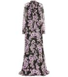 Maison Margiela Floral-printed Silk Dress