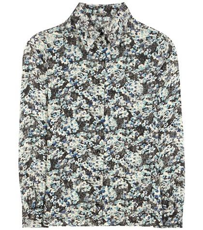 Saint Laurent Lamé Printed Shirt