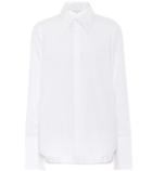 Helmut Lang Coated-collar Cotton Shirt