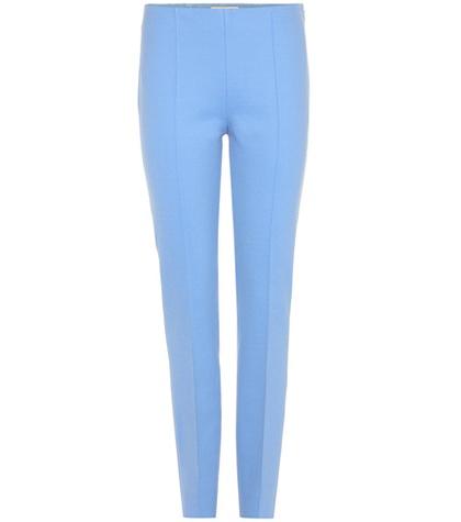 Emilio Pucci Slim-fit Cotton And Linen-blend Trousers