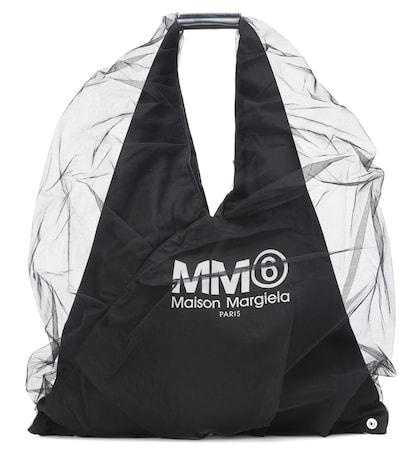 Mm6 Maison Margiela Tulle-trimmed Shoulder Bag