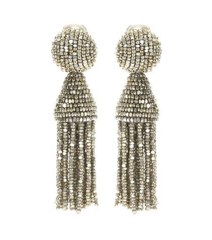 Aquazzura Tassel Clip-on Earrings