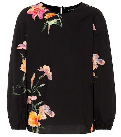 Etro Floral Cotton Top