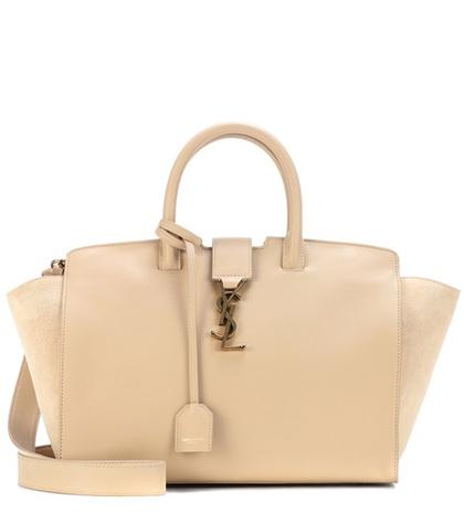 Saint Laurent Small Monogram Downtown Leather Tote