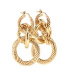 Bottega Veneta 18-kt Gold-plated Hoop Earrings