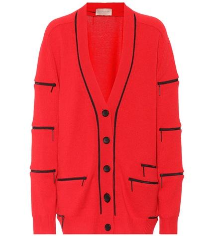 Alexandre Vauthier Zip Cashmere Cardigan