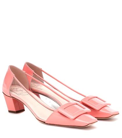 Prada Belle Vivier Leather Pumps