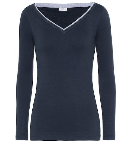 Brunello Cucinelli Embellished Cotton-blend Sweater