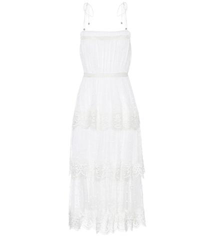 Zimmermann Meridian Circle Silk Lace Dress