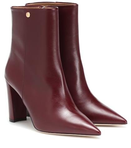 Tory Burch Penelope Leather Ankle Boots