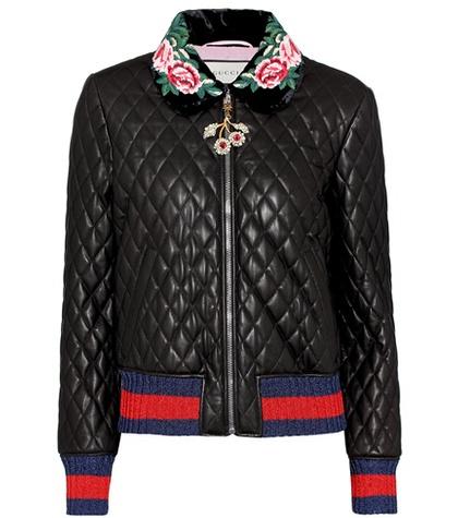 Gucci Quilted Leather Jacket