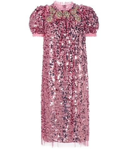 Dolce & Gabbana Sequin-embellished Dress