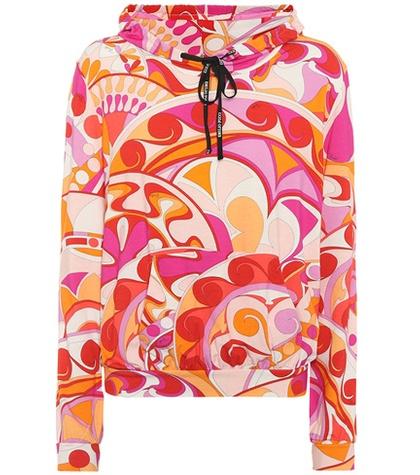 Emilio Pucci Beach Printed Jersey Sweatshirt