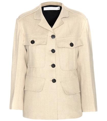 J Brand For Mytheresa.com Jute And Silk-blend Jacket