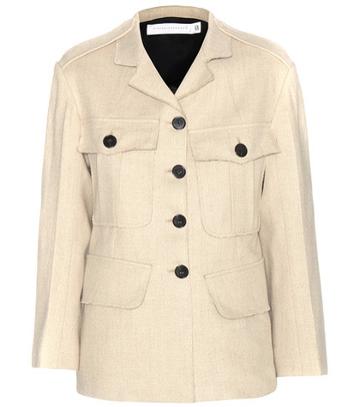 J Brand For Mytheresa.com Jute And Silk-blend Jacket