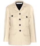 J Brand For Mytheresa.com Jute And Silk-blend Jacket
