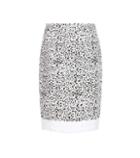 Carolina Herrera Speckled Tweed Skirt