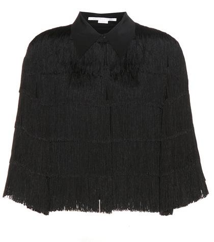 Stella Mccartney Fringed Silk Jacket