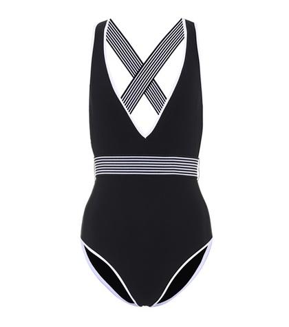 Diane Von Furstenberg Deep V-neck Swimsuit