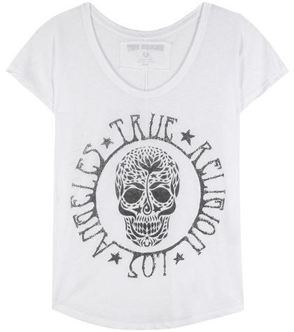 True Religion Printed Cotton-blend T-shirt