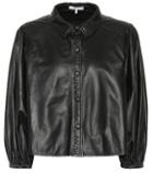 Ganni Leather Shirt