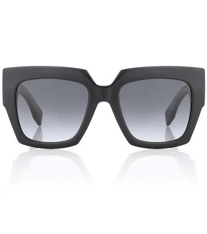 Fendi Facets Oversized Square Sunglasses