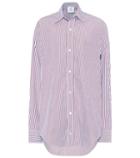 Meteo By Yves Salomon Striped Cotton Shirt