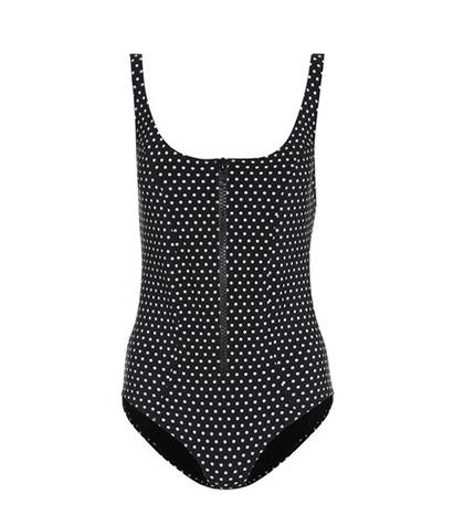 Lisa Marie Fernandez Jasmine Polka-dot Swimsuit