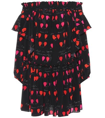 Tod's Off-the-shoulder Silk Dress